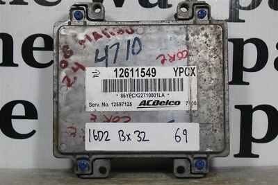 12597125 Chevrolet Cobalt 2007-2010 блок двигателя ECU ECM модуль 16D2 69 B32 - Изображение 1 из 4