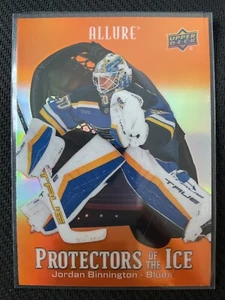 Jordan Binnington 2024-25 UD Allure Protectors Of The Ice Orange Insert #PI-3 - Picture 1 of 1