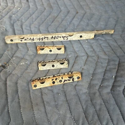 1952 Cadillac Fleetwood Left Front  Back 4 Door Misc Plates Trim Oem Vtg - Image 1 of 4