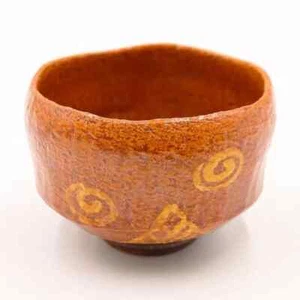 Vintage japanische Matcha Schale um 1930-40 Durchmesser 4,3 Zoll (11 cm) - Bild 1 von 14