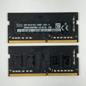 SK Hynix 8GB (2x4GB) DDR4 2400MHz HMA851S6AFR6N-UH NA AC 1709 Memory Kit - Picture 1 of 2