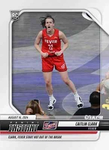 2024-25 Panini Instant WNBA Debut Caitlin Clark Rookie RC Card Prizm SP 1/4989 - Picture 1 of 2