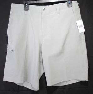 Callaway Golf Men's Griffin Gray Opti Stretch Flat Front Shorts Sz. 32 - Picture 1 of 8