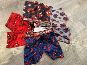 4 Pack Spider-Man Across The Spiderverse Boxer Briefs Underwear Size 8 Medium - Picture 1 of 5