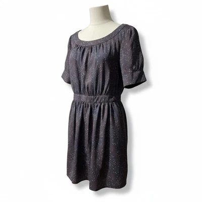 Vestido BCBGeneration Mujer 4 Marrón Rojo Blanco Lunares Manga Corta Fiesta Carrera Foto 1 de 4