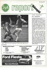 Cuaderno de programa de fútbol 76/77 Oberliga SVA Gütersloh - SpVg Beckum - Imagen 1 de 1