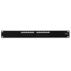 Panel de conexión tipo CAT5E 110 12 puertos montaje en rack - Imagen 1 de 1