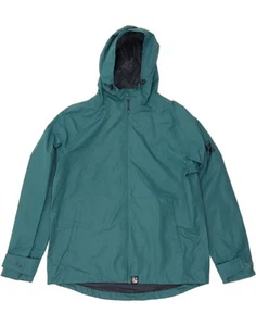 WEIRD FISH Womens Hooded Rain Jacket UK 16 Large Green Polyester DK33 - Picture 1 of 3