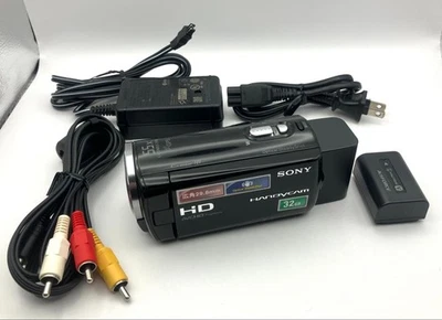 Sony Handycam HDR-CX270V Black Digital HD Video Camera Recorder Working - Image 1 of 4