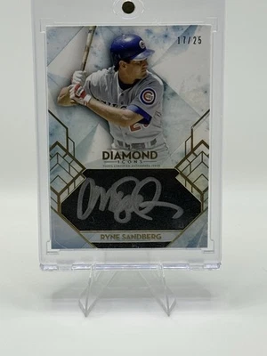 2020 Topps Diamond Icons - Silver Ink Autographs Ryne Sandberg #SI-RS /25 (AU) - Image 1 of 2