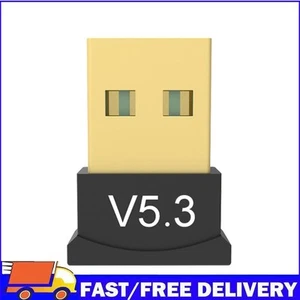USB Bluetooth-Compatible 5.3 Adapter Convenient USB Dongle for Desktop PC Laptop - Afbeelding 1 van 12