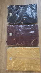 3 camicia da uomo con cerniera e tasche, taglia M - Foto 1 di 6