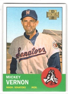 2001 Topps Archives MICKEY VERNON card #402 - Picture 1 of 2
