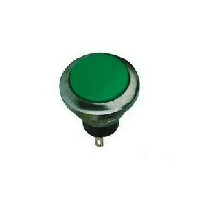10pcs Green OFF-ON 2 Pin NO SPST 2A 125VAC Mounting Hole 12mm Push Button Switch - Imagen 1 de 4