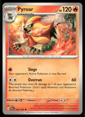 SV02: Paldea Evolved #032/193 Pyroar - Image 1 of 2