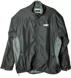 NRA Men 2X-Large Black Grey Logo Full Zipper Cold Winter Weather Jacket - Picture 1 of 6