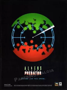 ALIEN VS PREDATOR - Original 1998 print AD / game promo_ PC-CD _ Lock and Load - Picture 1 of 1