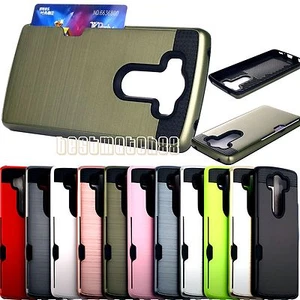 for LG V10 case cover w/ card slot double layer shockproof double layer V 10 - Picture 1 of 1