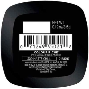 L'Oreal Paris Colour Riche Eyeshadow #300 Matte Chill - Picture 1 of 2