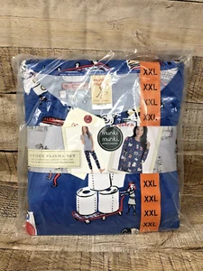 Pigiama Munki Munki set 3 pezzi manica lunga e corta maglietta joggers donna taglia XXL - Foto 1 di 1