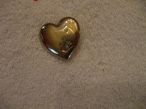 THE VARIETY CLUB HEART PIN WITH CHILDS HANDPRINT - Picture 1 of 3