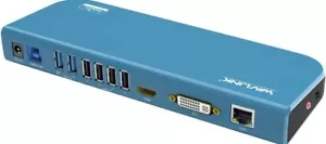 Estación de Acoplamiento Universal Wavlink WL-UG39DK1 Doble 2K USB 3.0 (AZUL) - Imagen 1 de 7