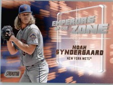 2019 Topps Stadium Club Noah Syndergaard Emperors of the Zone Red Card #EZ-13