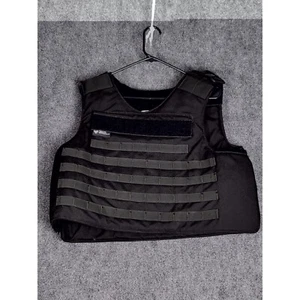 Custom Armor Technologies Tactical Vest Molle Carrier Personal Body Armor Black - Picture 1 of 8