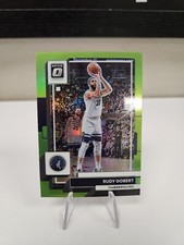 Rudy Gobert /149 Lime Green Prizm 2022-23 Panini Donruss Optic TWolves