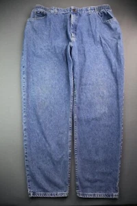Jeans donna Lee elastico laterale vita alta rilassato mamma taglia 26W med (38x29) - Foto 1 di 8