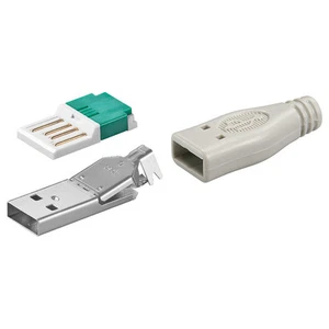 USB A-Stecker werkzeugfreie Crimp-Montage 10-er Pack  / Goobay® - Bild 1 von 2
