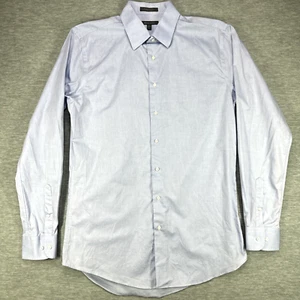 Nordstrom Rack Dress Shirt Men's 16.5-36/37 Blue Button Up Long Sleeve - Picture 1 of 8