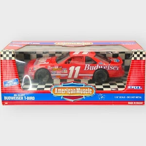 ERTL American Muscle 1/18 Scale NASCAR #11 Bill Elliott Budweiser T-Bird Vintage - Picture 1 of 16