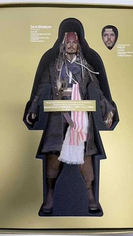 Captain Jack Sparrow Pirates Of The Caribbean DX06 Hot Toys 30cm Action Figure Cover