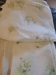 Vintage Queen Size Flat Sheet Springmaid Floral 2 Pillowcase 3pc Wondercale - Picture 1 of 10