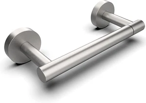 Bathroom Toilet Paper Holder Wall Mount SUS304 Stainless Steel Double Post Pivot - Picture 1 of 6