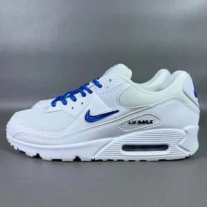 Nike Air Max 90 Shoes Mens Size 11 White Blue Sneakers w/ Box DV3503-100 *READ* - Picture 1 of 17