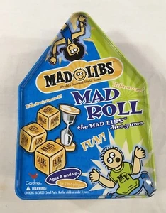 Mad Libs Mad Roll Dice Game Fun Worlds Greatest Word Game Used Complete Set - Picture 1 of 6