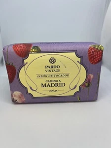 Jabón Perfumado Pardo Vintage "Camino a Madrid", España Recuerdo Regalo para ella - Imagen 1 de 7