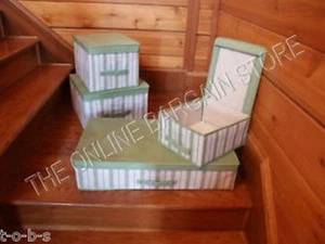 Dorm Canvas Storage Toy Box Bin Basket w/lid Tote EXTRA LARGE Green 16x16x10 - Picture 1 of 2