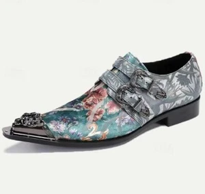 Moda Para hombres Puntera Punta Cuero Zapatos Oxford Japoneses Boda Fiesta Zapatos Talla - Imagen 1 de 27