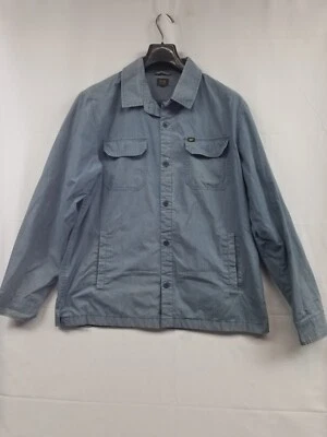 Camisa Obey Azul Forrada de Vellón Manga Larga Abotonada Talla Grande Ver Todas las Fotos Foto 1 de 4