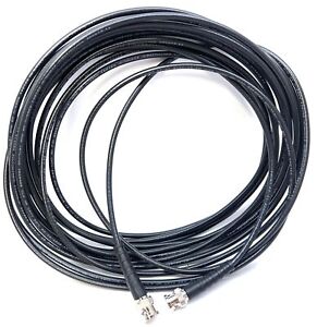 Cable BNC Male to Male 33FT 10M RG-58 Coaxial RF With Strain Relief Ham Radio