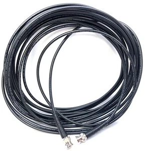 Kabel BNC męski na męski 33FT 10M RG-58 koncentryczny RF z odciążeniem Szynka Radio - Zdjęcie 1 z 3