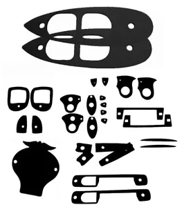 Classic Car Gaskets Made to Order - Lamp, Door Handle, Lens, Washer Jet etc - Bild 1 von 1