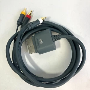 Genuine OEM Microsoft XBOX 360 Composite AV Video Cable X810973-001 - Picture 1 of 4