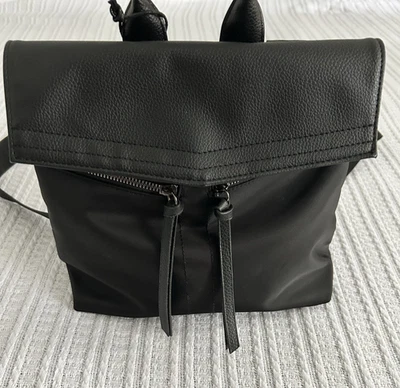 NWT Botkier Mini Backpack Purse New York Nylon Faux Leather Handbag Front Zipper - Image 1 of 4