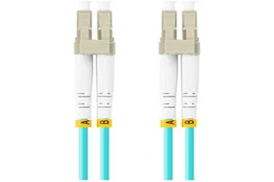 FIBER HOSE 2M LANBERG MULTI LC/UPC-LC/UPC DUPLEX OM3 50/125 LSZH BLUE - Afbeelding 1 van 1