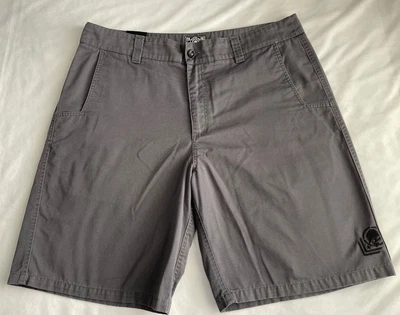 Pantalones Cortos Chinos Metal Mulisha Para Hombre Punk Rock Bordados Talla 40 Gris Carbón Foto 1 de 4