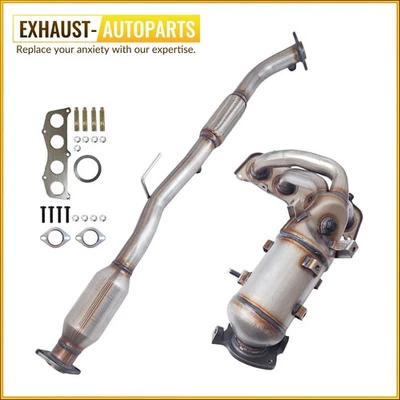 2PCS Front & Rear Catalytic Converter For 2002 - 2006 Toyota Camry 2.4L l4 EPA - Image 1 of 4